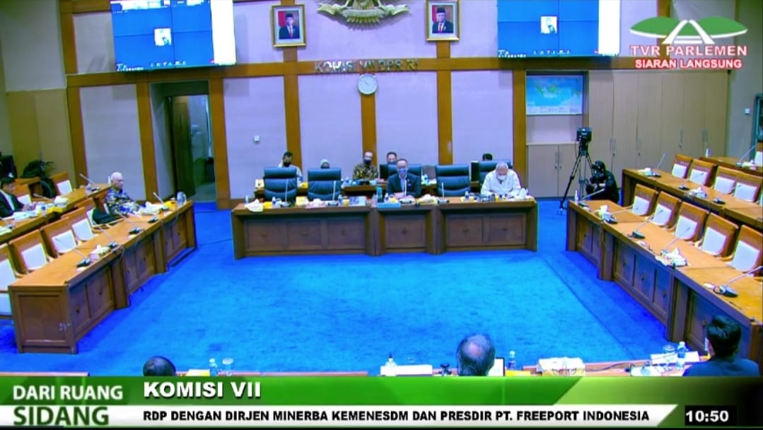 Rapat Komisi VII dengan Dijen minerba dan Freeport Indonesia