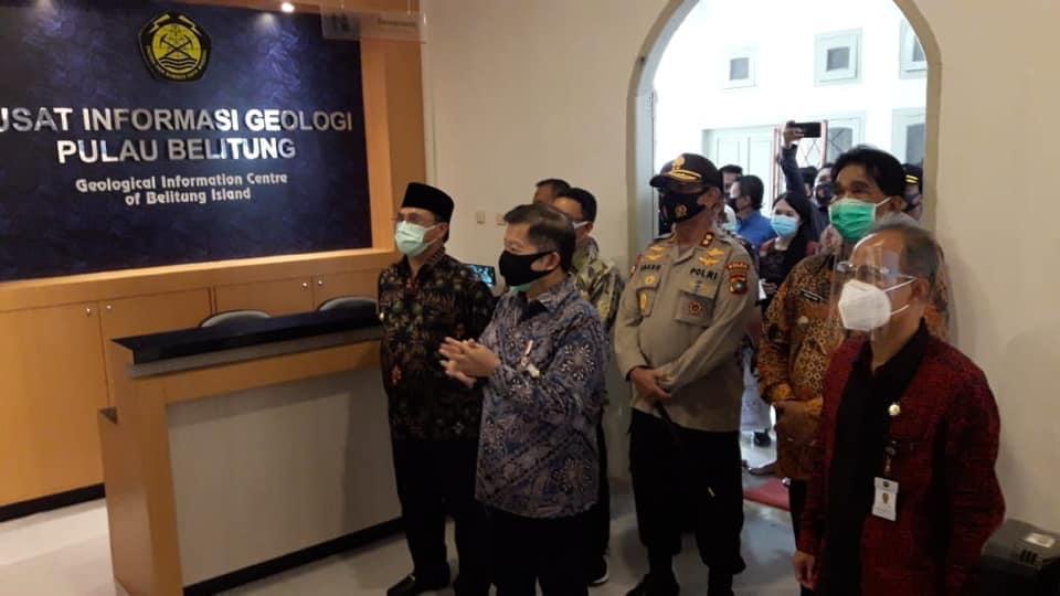 Peresmian Pusat Informasi Geologi di Belitung