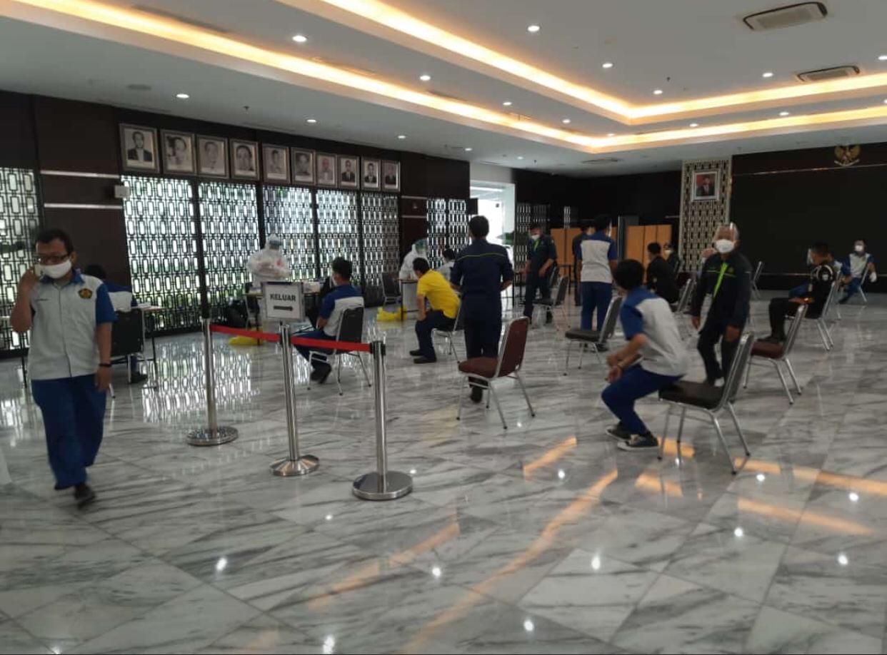Kementerian ESDM gelar Rapid dan Swab test