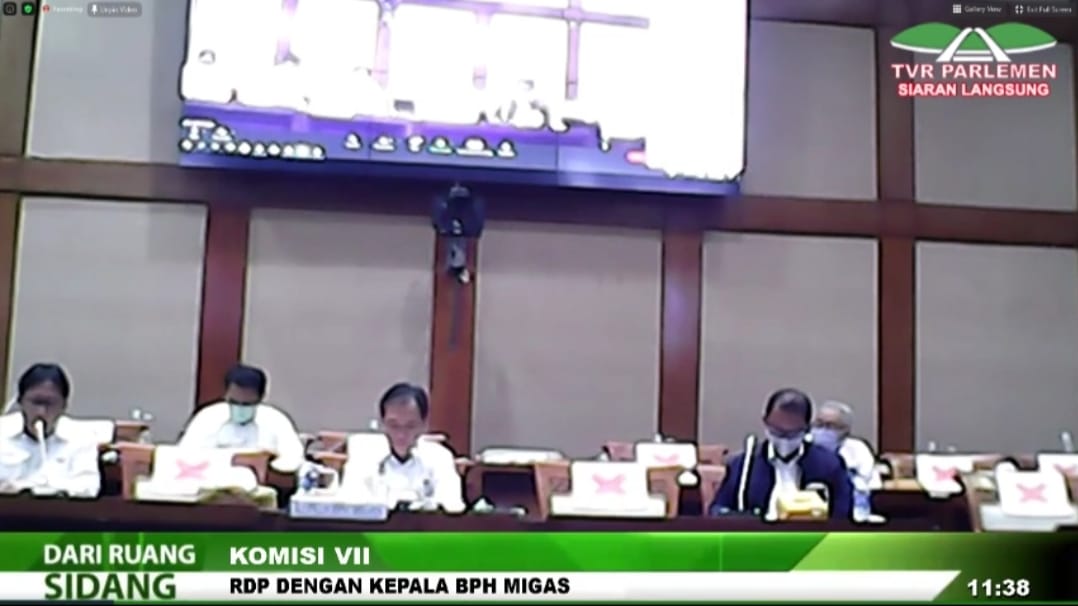 RDP komisi VII DPR dengan bPH Migas