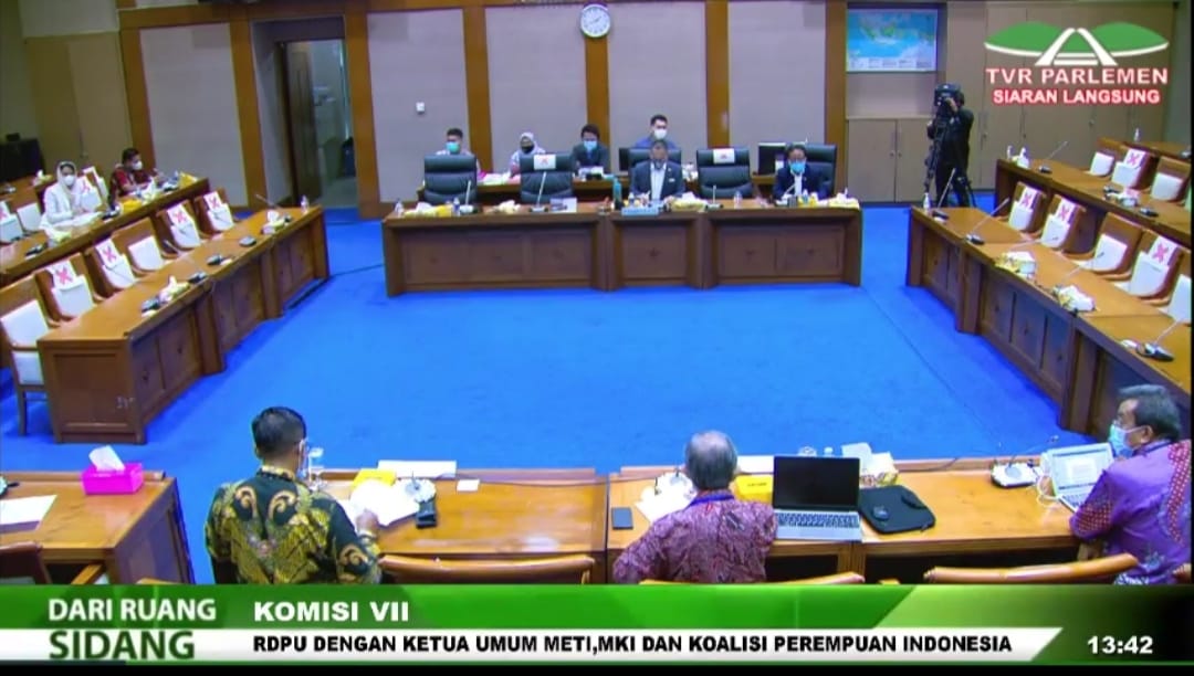 Ruang rapat Komisi VII