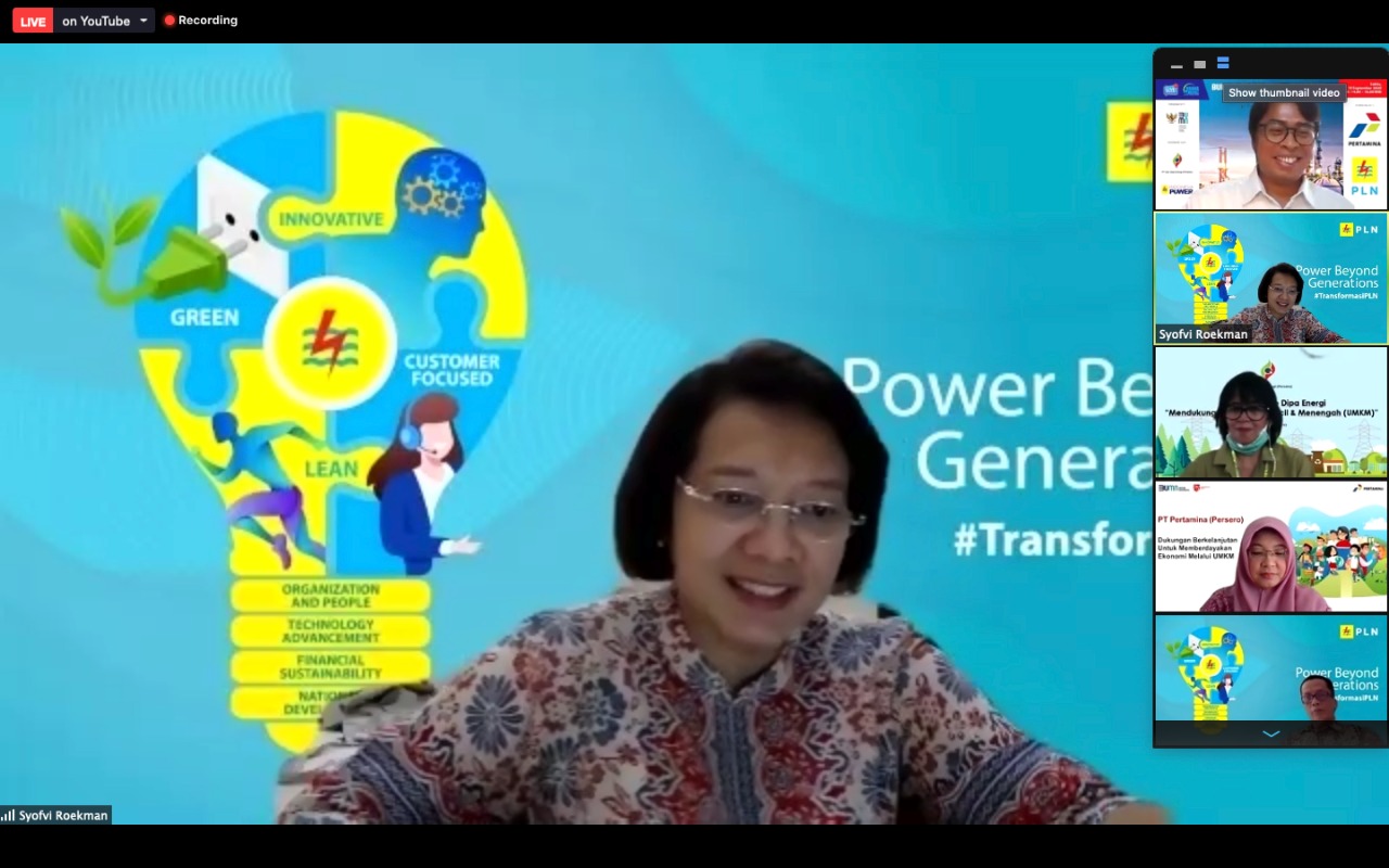 Direktur Human Capital dan Management PLN, Syofvi Felienty Roekman