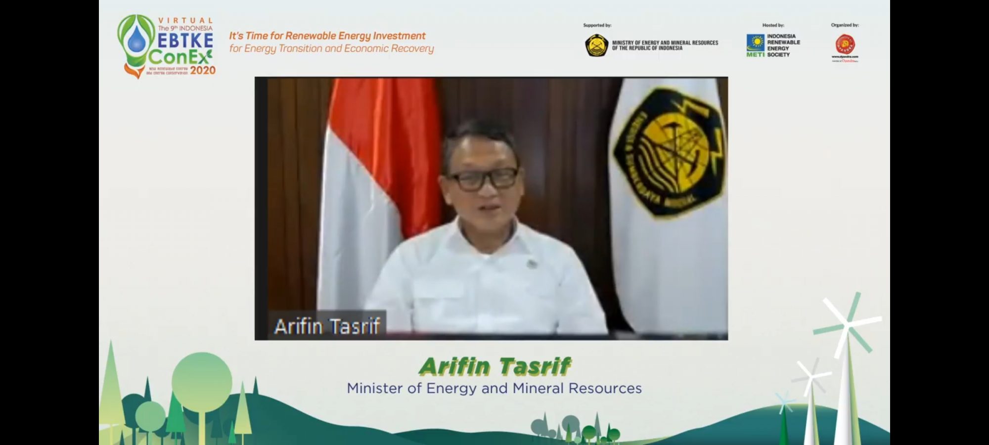 Menteri ESDM Arifin Tasrif