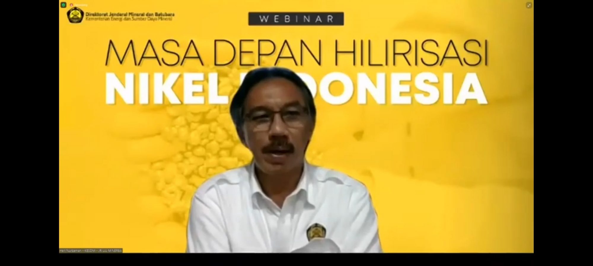 Dirjen minerba kementerian ESDM