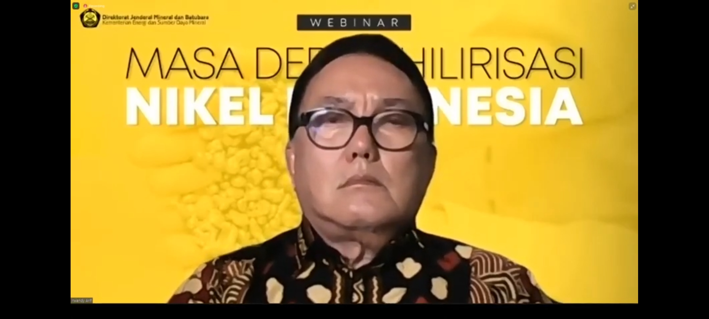 Irwandy Arif, staf khusus menteri ESDM