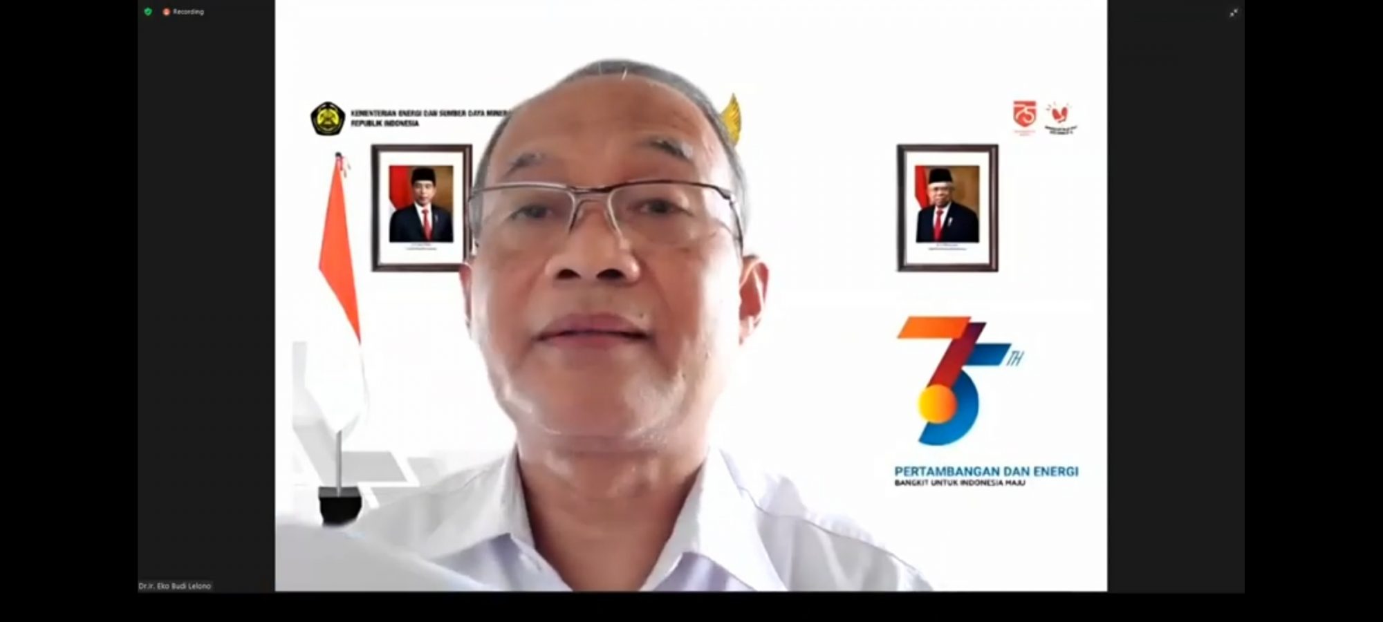 Eko Budi Lelono, kepala badan geologi kementerian ESDM