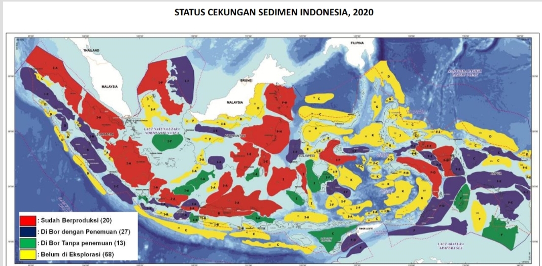 Data cekungan di Indonesia