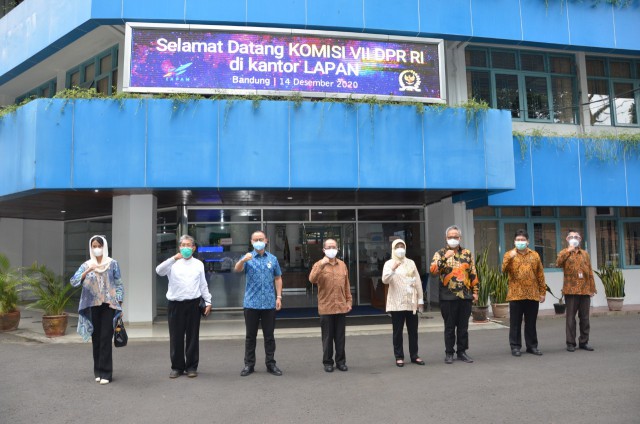 Kunjungan kerja Komisi VII DPR ke LAPAN Bandung