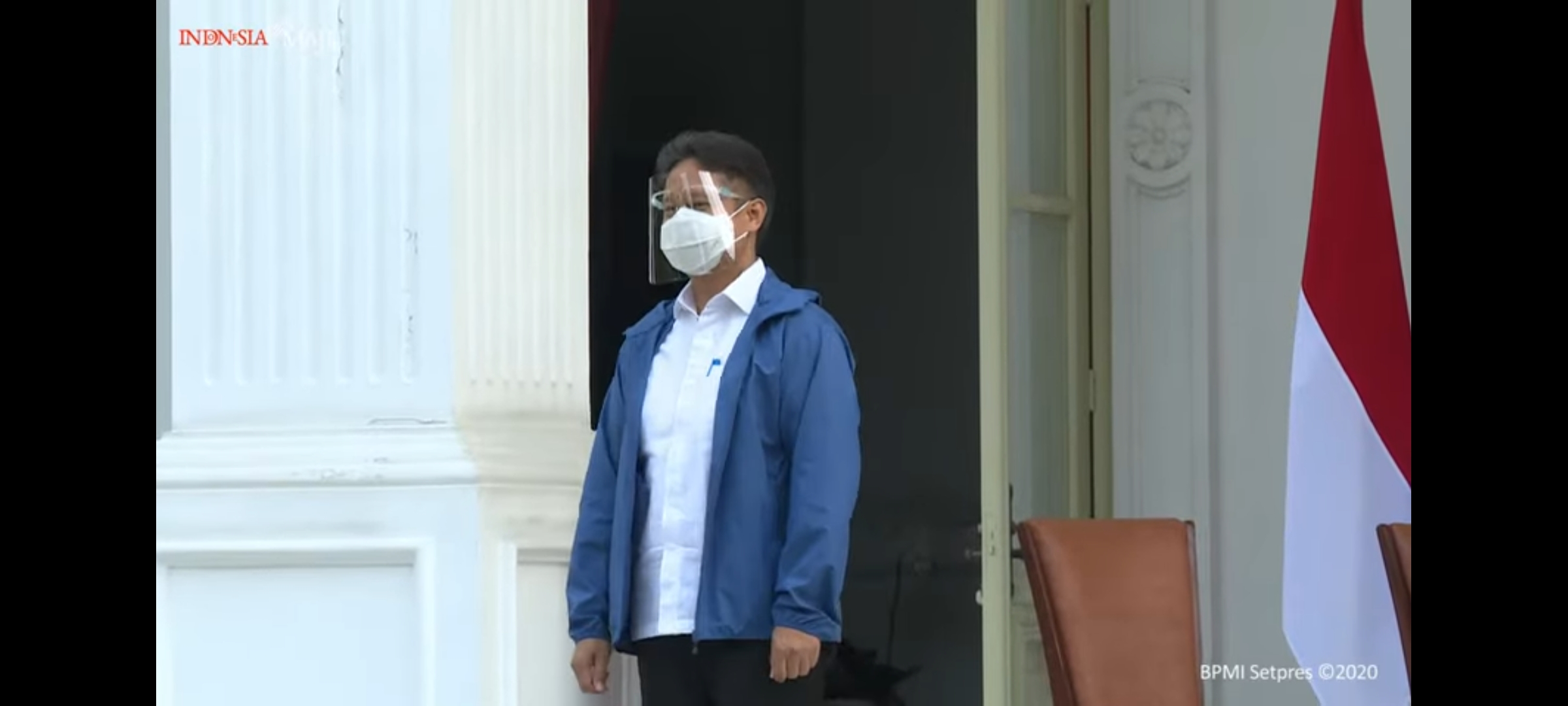 Screenshot video Laman YouTube Sekertariat Presiden