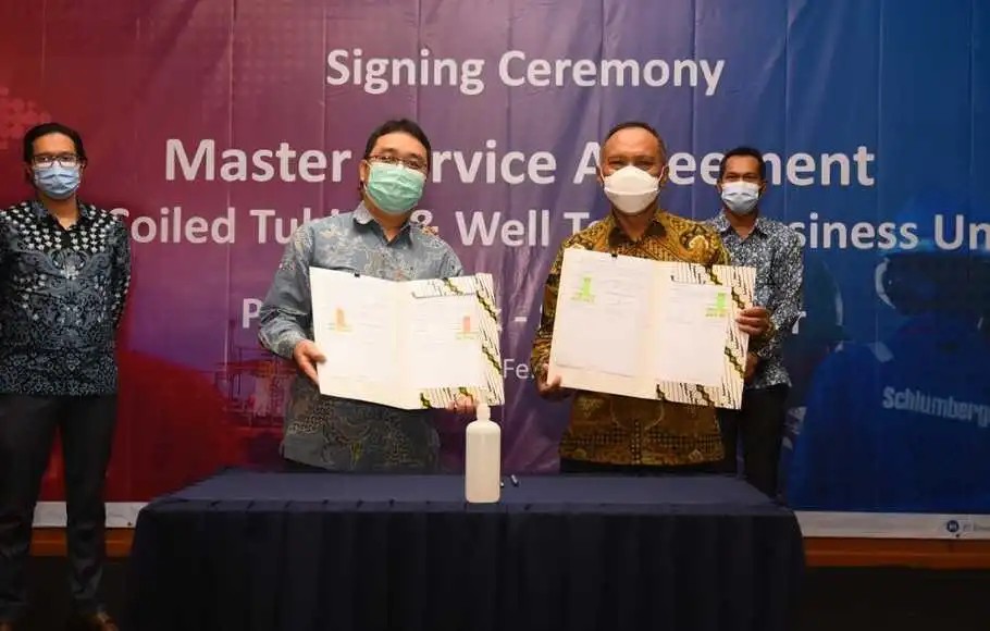 Elnusa Kerjasama dengan Schlumberger