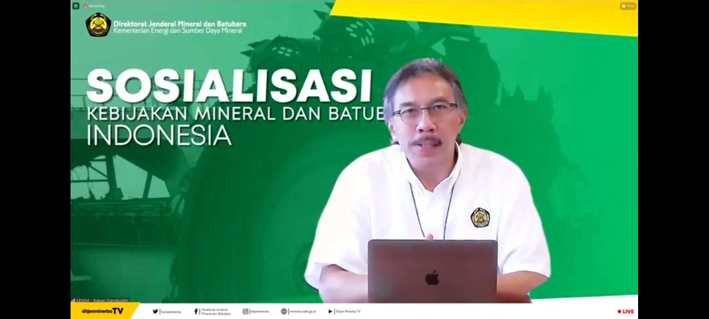 Dirjen minerba kementerian esdm
