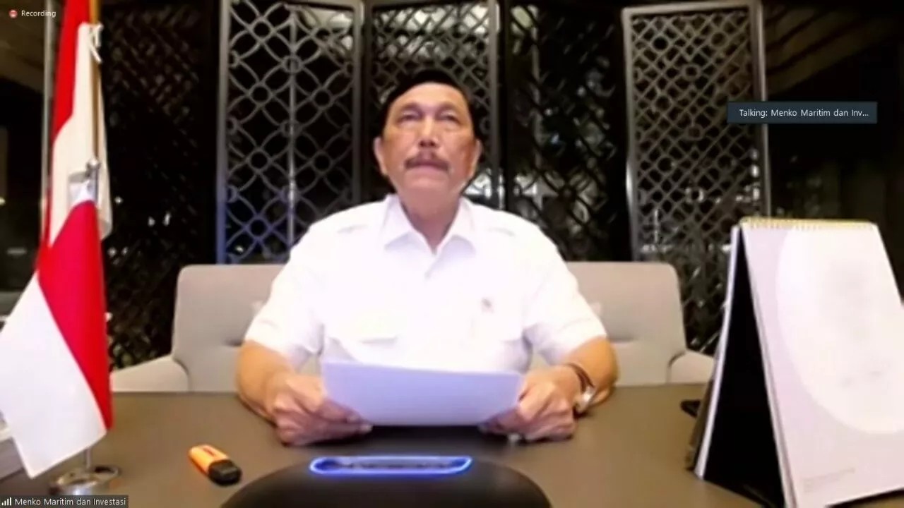 Menko Marves Luhut Binsar Pandjaitan