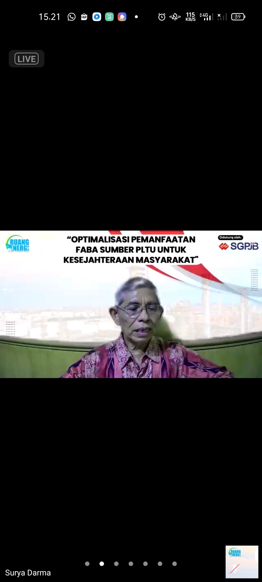 Ketua Umum METI Surya Darma