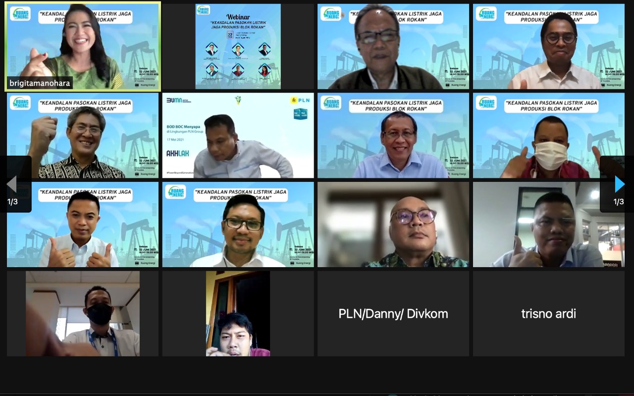 Webinar Pasokan Listrik Blok Roa