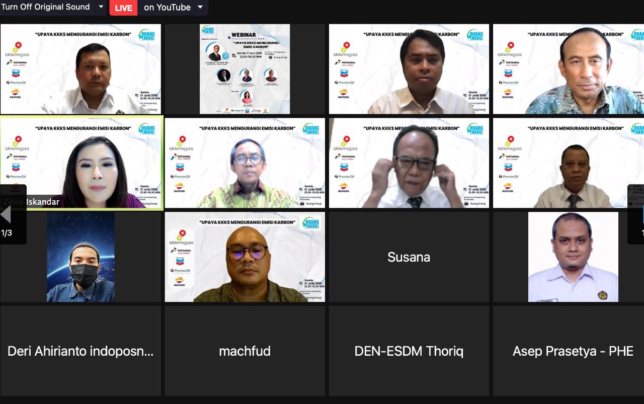 Webinar Upaya KKKS Mengurangi Emisi Karbon