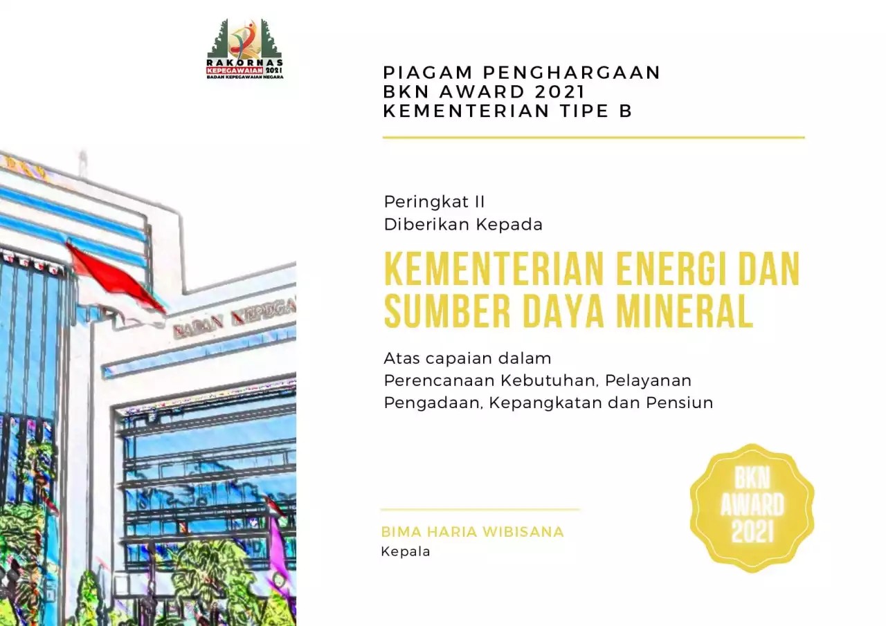 Penghargaan BKN 2021