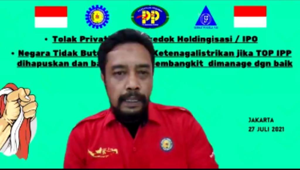Ketua Umum DPP SP PLN Abrar Ali