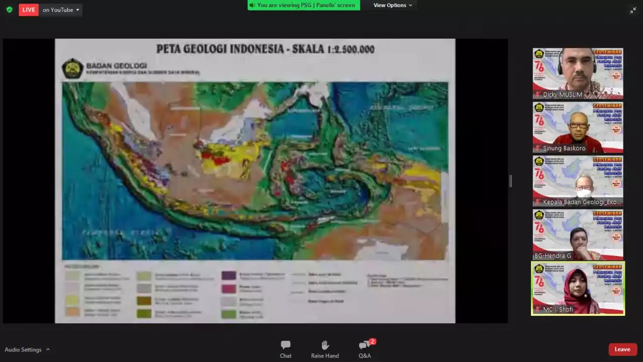 Peluncuran Peta Patahan Indonesia
