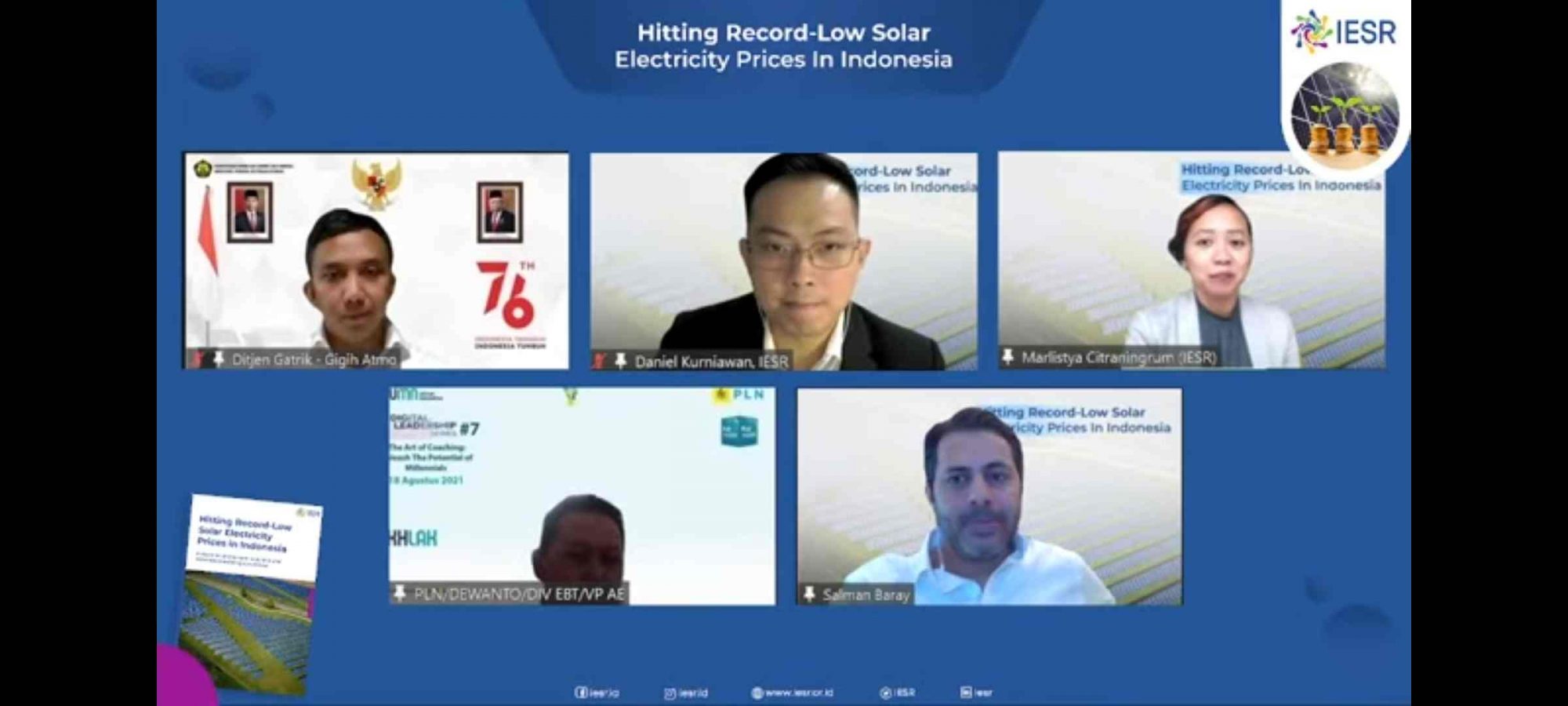 Diskusi online IESR