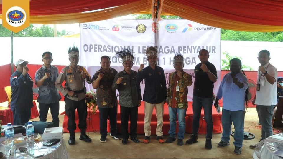 Peresmian BBM Satu Harga di Papua